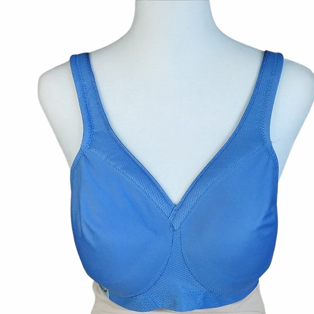 Glamorise Lavender Soft Seamless Cup Wire Free Sports Bra Size 36c